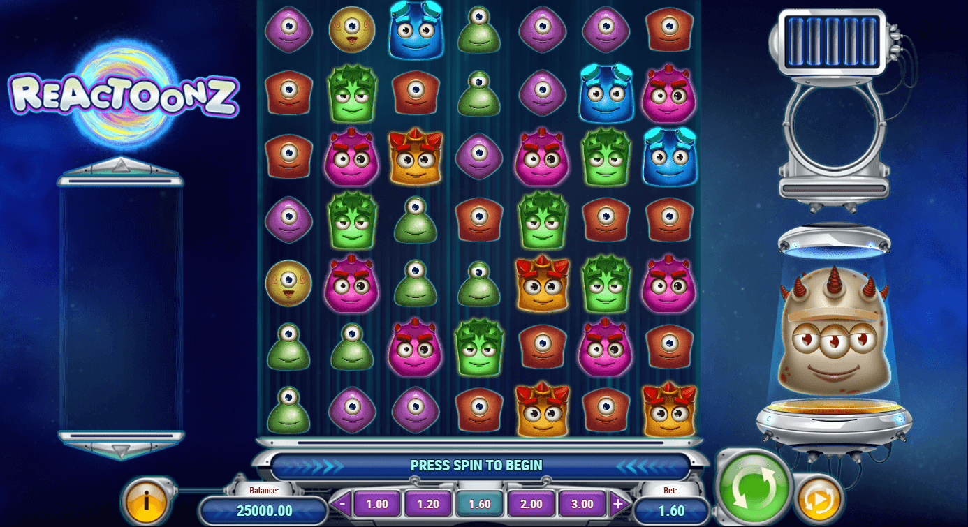 Reactoonz (Play’n GO) Image 1